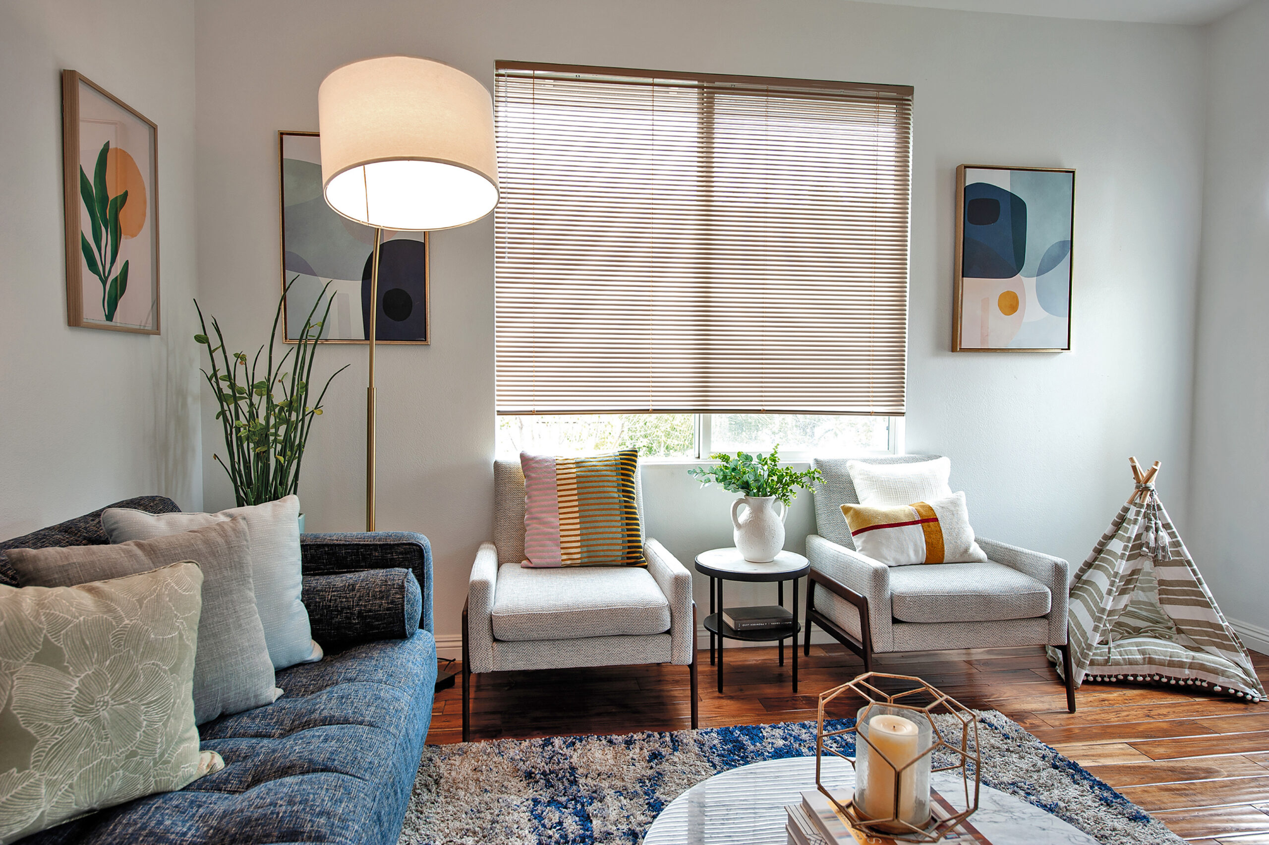 Norman Aluminum Blinds Living Room