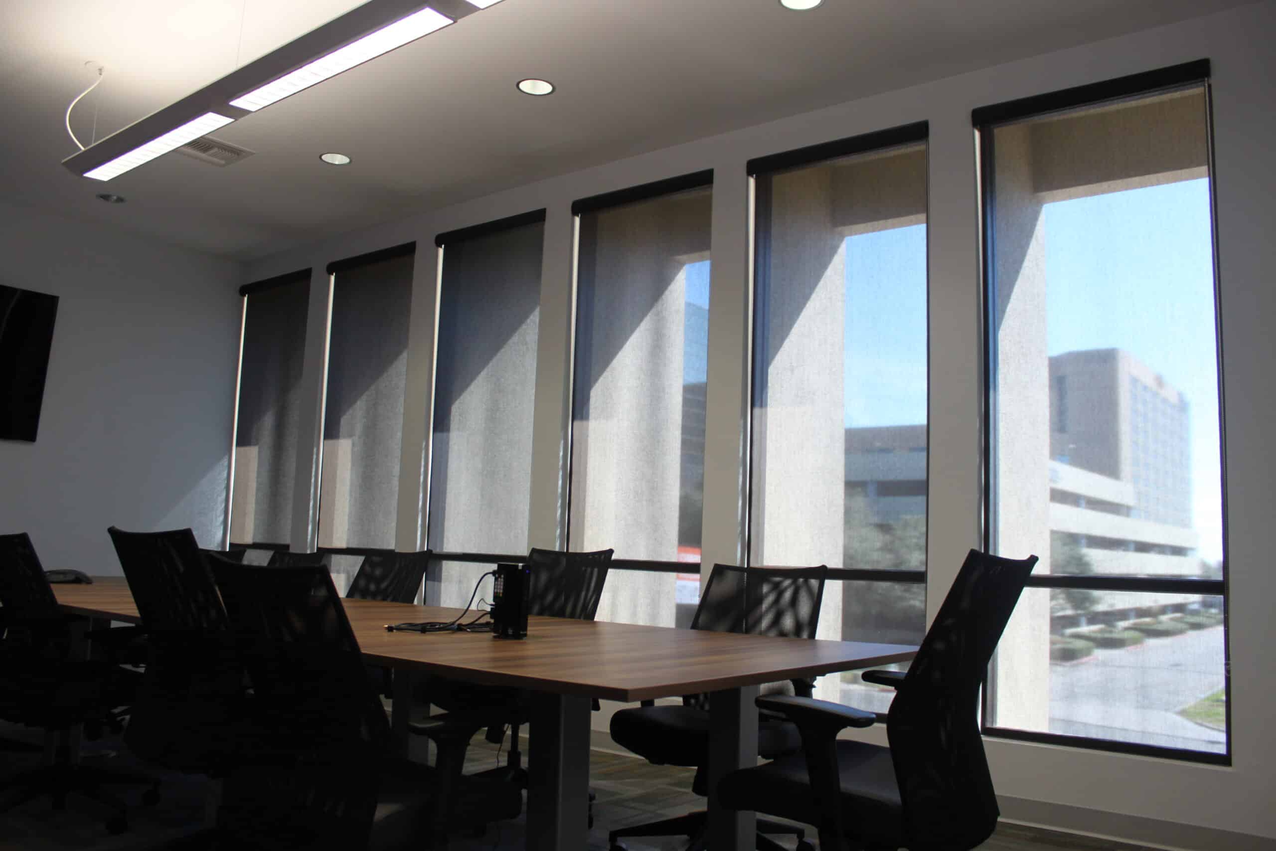 Solar Shades Conference Room